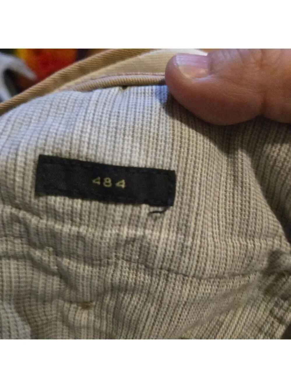 J.Crew 484 Broken-In Slim Chino Pants 32x34 Khaki Stretch